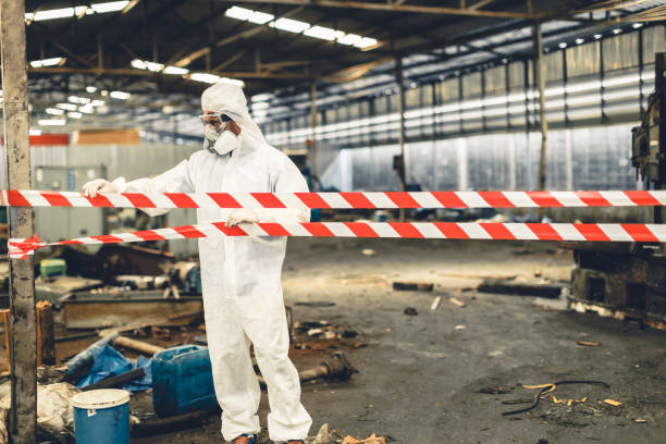 Professional Odor Removal technician working in Deerfield, IL